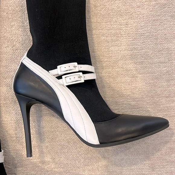 COPY - Puma x Fenty Knitted High Mary Jane Womens Heeled boots - Picture 6 of 10